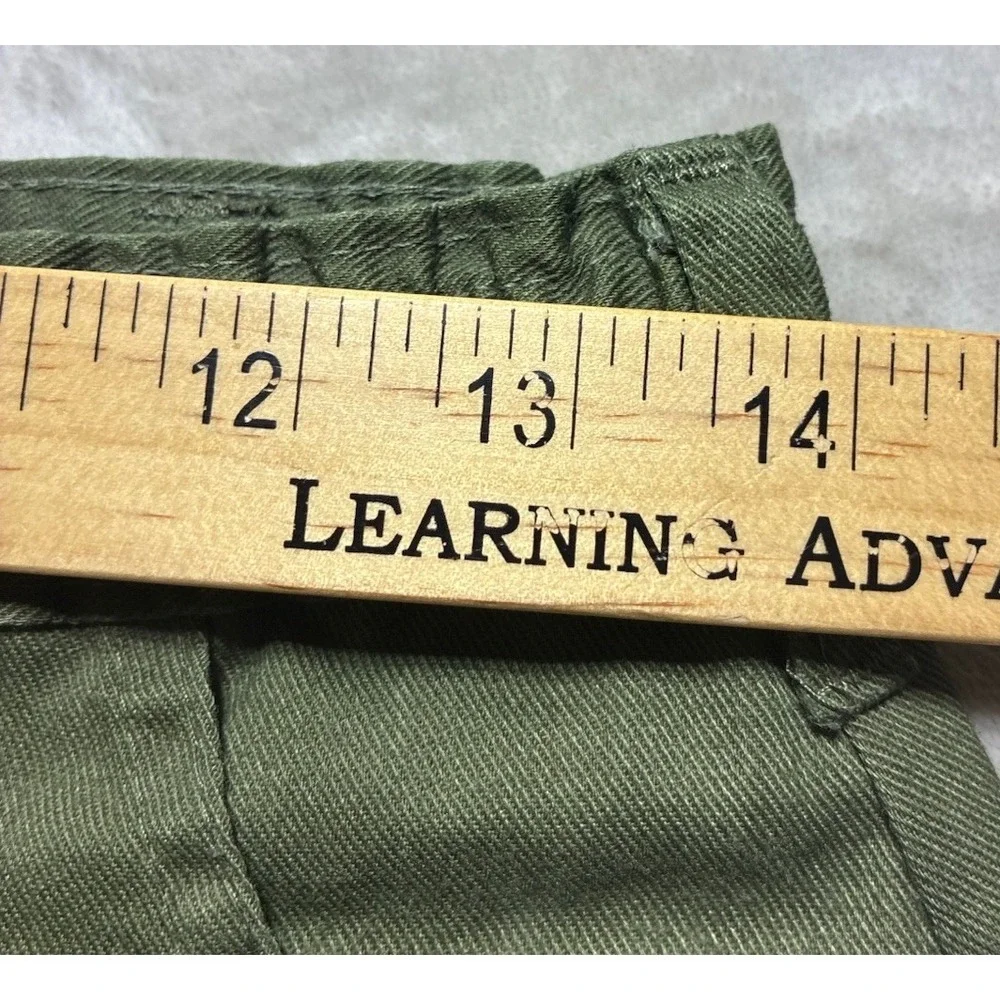 Vintage Boy Scouts Of America Shorts Youth 16 Military Green Cargo 28